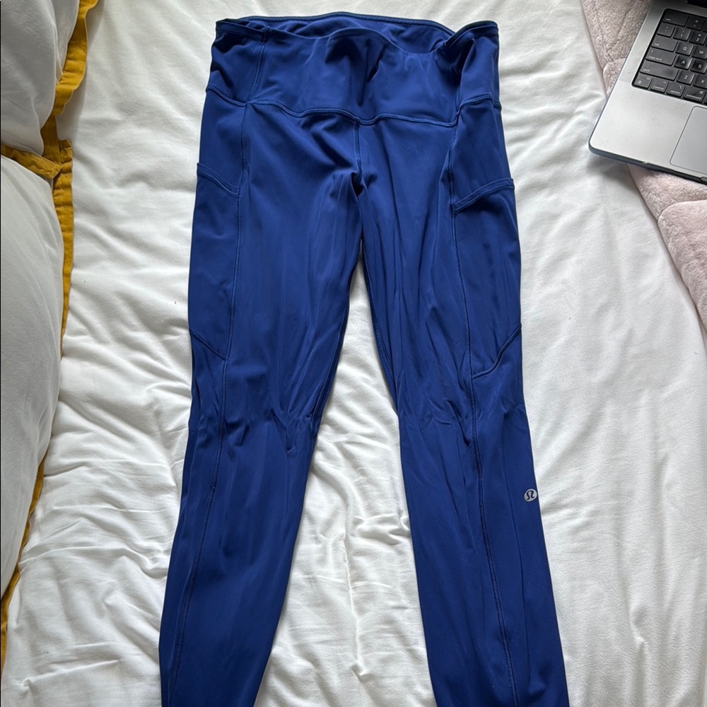 Blue Lululemon Leggings